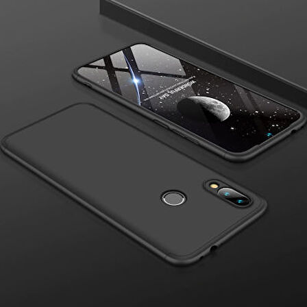 Galaxy M20 Kılıf 3 Parçalı Tam Koruma Şık Astrea Premium Sert Kapak