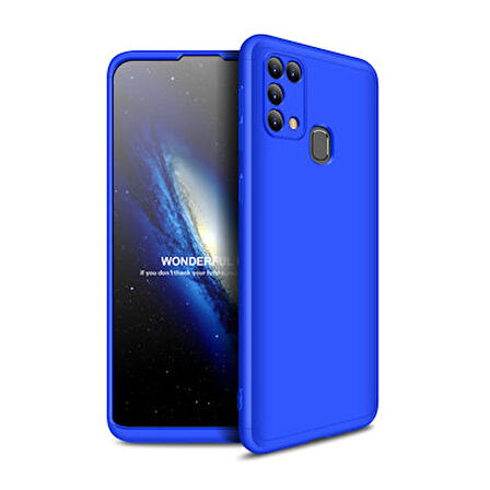 Galaxy M31 Kılıf 3 Parçalı Tam Koruma Şık Astrea Premium Sert Kapak