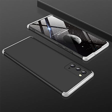 Galaxy Note 20 Kılıf 3 Parçalı Tam Koruma Şık Astrea Premium Sert Kapak