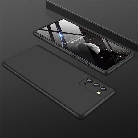 Galaxy Note 20 Kılıf 3 Parçalı Tam Koruma Şık Astrea Premium Sert Kapak