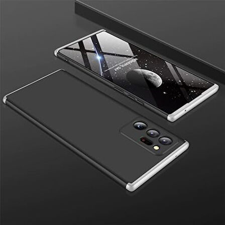 Galaxy Note 20 Ultra Kılıf 3 Parçalı Tam Koruma Şık Astrea Premium Sert Kapak