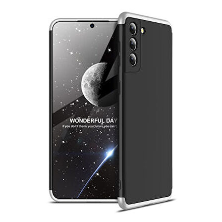 Galaxy S21 Plus Kılıf 3 Parçalı Tam Koruma Şık Astrea Premium Sert Kapak