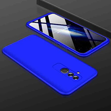 Huawei Mate 20 Lite Kılıf 3 Parçalı Tam Koruma Şık Astrea Premium Sert Kapak