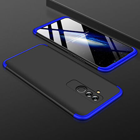 Huawei Mate 20 Lite Kılıf 3 Parçalı Tam Koruma Şık Astrea Premium Sert Kapak