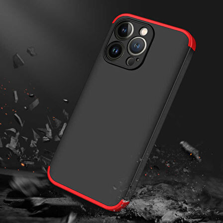 Huawei P Smart 2019 Kılıf 3 Parçalı Tam Koruma Şık Astrea Premium Sert Kapak