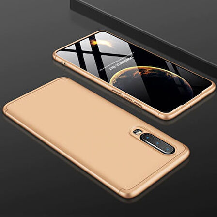 Huawei P30 Kılıf 3 Parçalı Tam Koruma Şık Astrea Premium Sert Kapak