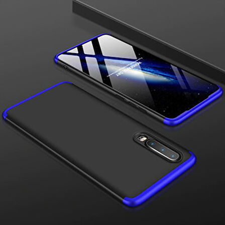 Huawei P30 Kılıf 3 Parçalı Tam Koruma Şık Astrea Premium Sert Kapak