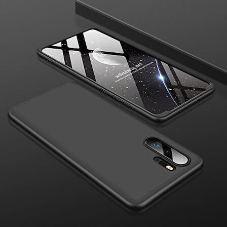 Huawei P30 Pro Kılıf 3 Parçalı Tam Koruma Şık Astrea Premium Sert Kapak