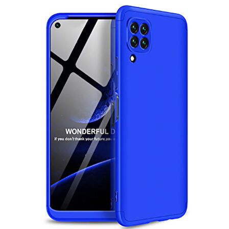 Huawei P40 Lite Kılıf 3 Parçalı Tam Koruma Şık Astrea Premium Sert Kapak