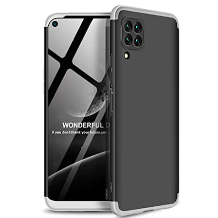 Huawei P40 Lite Kılıf 3 Parçalı Tam Koruma Şık Astrea Premium Sert Kapak