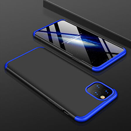 iPhone 11 Pro Max Kılıf 3 Parçalı Tam Koruma Şık Astrea Premium Sert Kapak