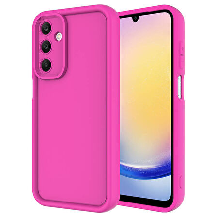 Galaxy A25 Kamera Korumalı ve Ergonomik Şık Ananas Silikon Kılıf