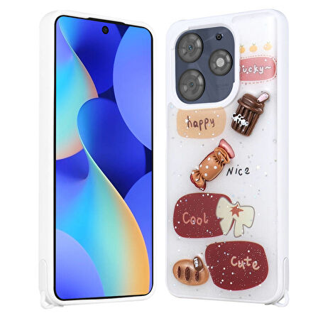 Tecno Spark 10 Pro Figürlü ve Desenli Şık Cevze Premium Kılıf
