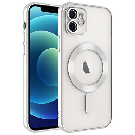 iPhone 11 Kılıf Magsafe ve Kamera Korumalı Şık Demre Premium Kapak