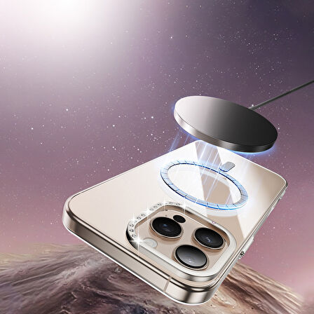 iPhone 16 Pro Max Kılıf Kamera Standlı ve Magsafe Özellikli Slim Estop Kapak