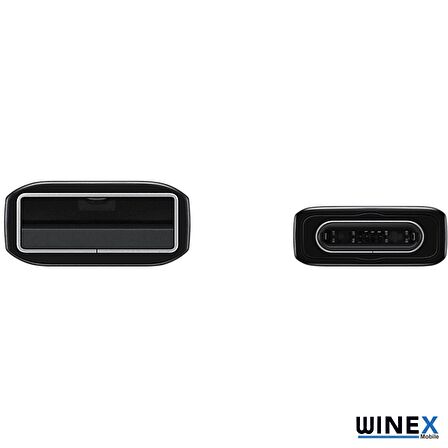 Winex DG970 USBA to Type-c Data ve Şarj Kablosu Siyah