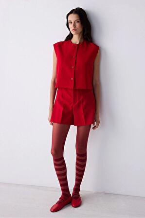 Penti Stripe Kültolu Çorap