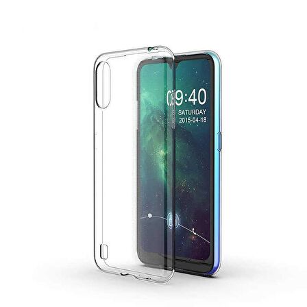 Gpack Samsung Galaxy A01 Kılıf Süper Silikon Yumuşak Arka Koruma