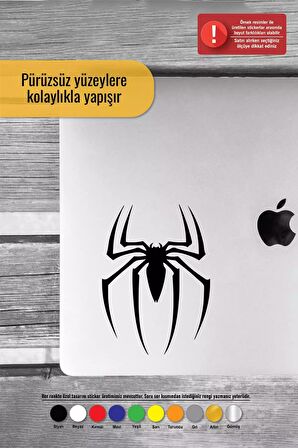 Spiderman Sticker Oto Motor Laptop Duvar Folyo Sticker 100x140 cm