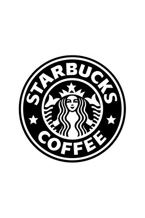 Starbucks Coffee - Araç, Oto, Laptop, Duvar Uyumlu Sticker 90*90 Cm