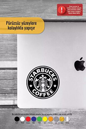 Starbucks Coffee - Araç, Oto, Laptop, Duvar Uyumlu Sticker 90*90 Cm