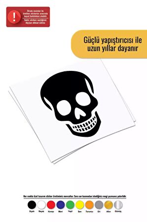 Sevimli Kuru Kafa Sticker Oto Motor Laptop Duvar Folyo Sticker 100x140 cm