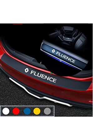 Renault Fluence İçin Uyumlu Aksesuar Oto Bagaj Ve Kapı Eşiği Sticker Seti Karbon