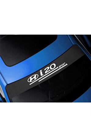 Hyundai I20 İçin Uyumlu Aksesuar Oto Ön Cam Oto Sticker Karbon