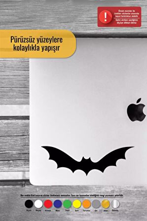 Batman Yarasa 2 Sticker Oto Motor Laptop Duvar Folyo Sticker 70x21 cm