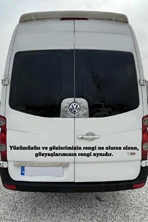 Oto Cam Yazı Sözleri Ticari-Servis-Dolmuş-Panelvan Uzun Sticker Model 23