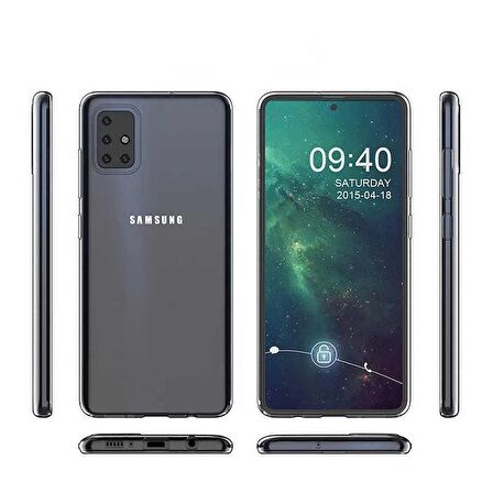 Gpack Samsung Galaxy Note 10 Lite Kılıf Süper Silikon KorumaNano Glass