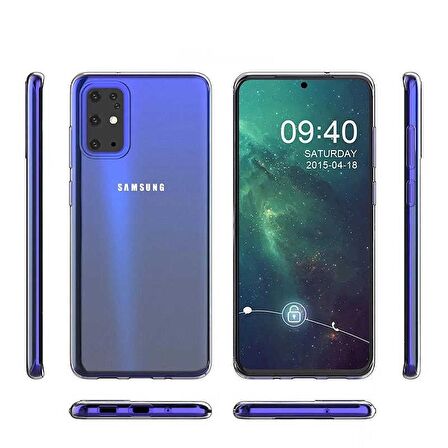 Gpack Samsung Galaxy S10 Lite Kılıf Süper Silikon KorumaNano Glass