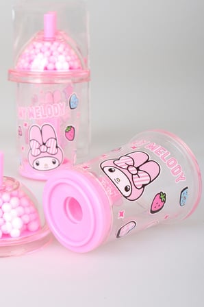 x Dekomus Lisanslı My Melody Tek Bıçaklı My Mug Boncuklu Kalemtraş Tek Adet 