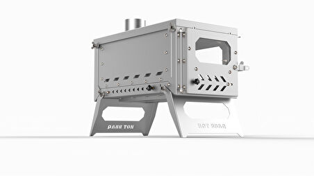 Hot Tent Inox Stove Portable Katlanabilir Kamp Sobası