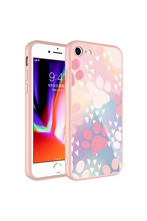 Apple Iphone Se 2020 Ile Uyumlu Kılıf Kedi Köpek Patili Temalı Telefon Kılıfı Kapak