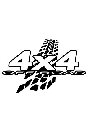 Off Road 4x4 Oto Motor Laptop Duvar Folyo Sticker 100 X 60 Cm