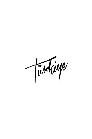 Türkiye El Yazısı Sticker Oto Motor Laptop Duvar Folyo Sticker 10x6 cm