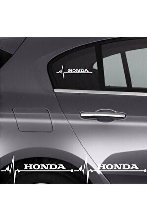 Honda Prelude İçin yeni uyumlu Aksesuar Oto Ritim Sticker 2 Adet 20*9 Cm