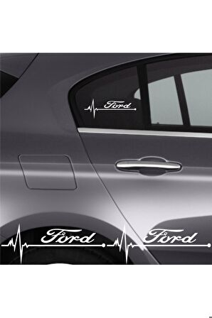 Ford B-Max İçin yeni uyumlu Aksesuar Oto Ritim Sticker 2 Adet 20*9 Cm