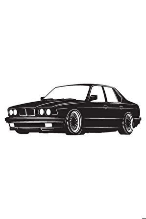 Klasik Arabalar Model 13 Oto Sticker 25 x 10 Cm