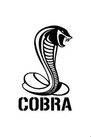 Cobra Oto Motor Laptop Duvar Folyo Sticker 25 X 37 Cm