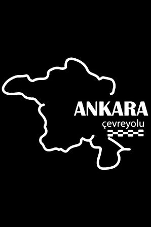 Ankara Çevreyolu Sticker (Oto-Motor-Laptop-Duvar-Dekor) 12 x 9 cm