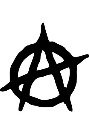 Anarchy Sticker 20 X 20 Cm
