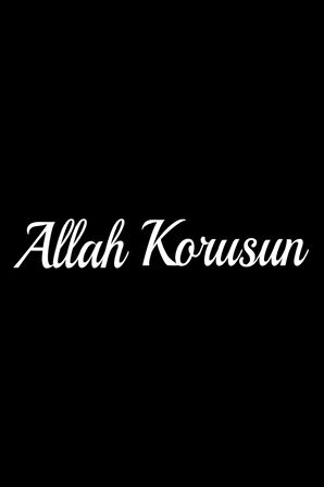 Allah Korusun Sticker (Oto-Motor-Laptop-Duvar-Dekor) 30 x 6 cm