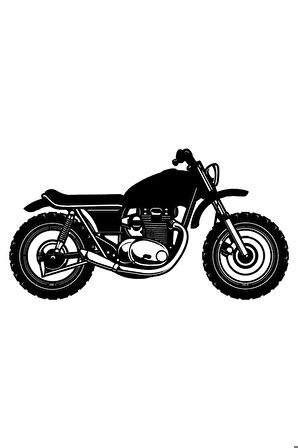 Klasik Motosikletler Tip 11 10x5 Cm