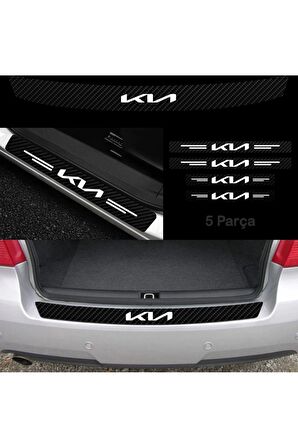 Kia Xceed Bağaj Ve Kapı Eşiği Karbon Sticker (set)