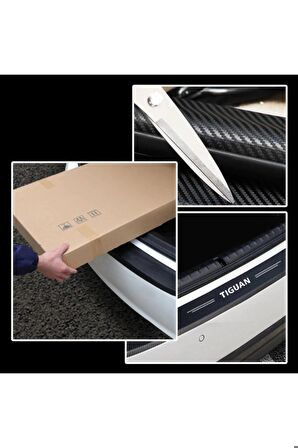 Özel Tasarım Fiat Ducato Arka Tampon Bagaj Koruyucu Sticker