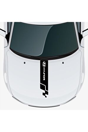 Hyundai Elantra Uyumlu Ön Kaput Oto Sticker