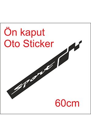 Hyundai Elantra Uyumlu Ön Kaput Oto Sticker