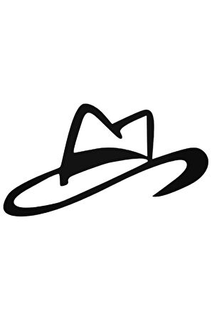 Western Kovboy Oto Motor Laptop Duvar Folyo Sticker 15 x 7